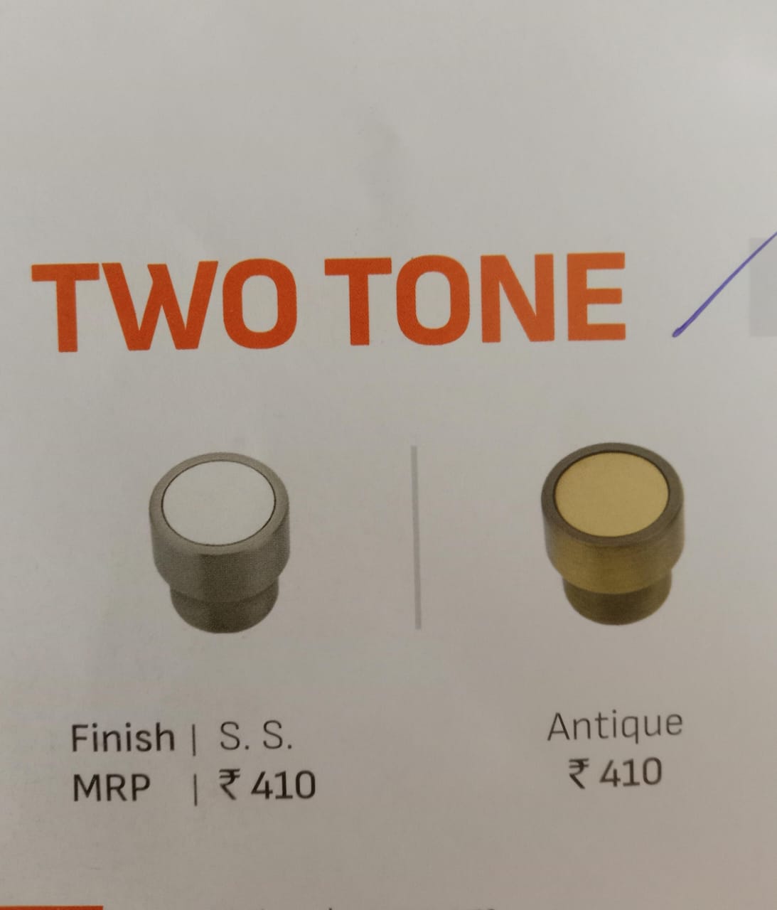 KBI TWO TONE KNOB